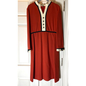 Vintage Jane Andre Lined Wool Dress